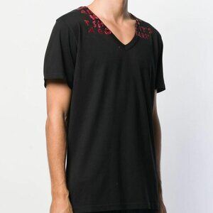 BNWT AW19 MAISON MARGIELA AIDS GLITTER PRINT TSHIRT S